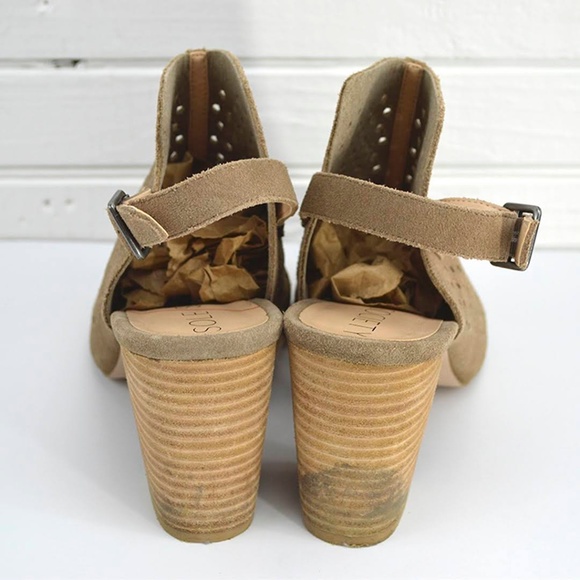 SOLE SOCIETY 'RENA' PEEP TOE SLINGBACK #123-307 - Picture 4 of 5